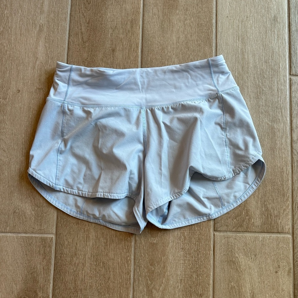 SOLD Lululemon Speed Up Light Blue Short
